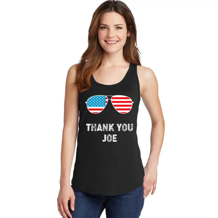 Thank You Joe Thank You Joe Biden Ladies Essential Tank