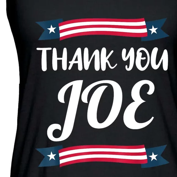 Thank You Joe | President Biden | Pass The Torch Ladies Essential Flowy Tank