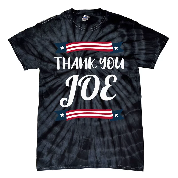 Thank You Joe President Biden Pass The Torch Tie-Dye T-Shirt