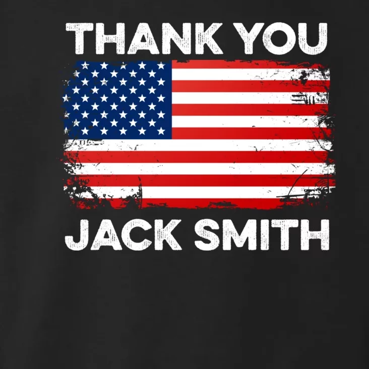 Thank You Jack Smith Counsel Trial Funny Meme American Flag Toddler Hoodie