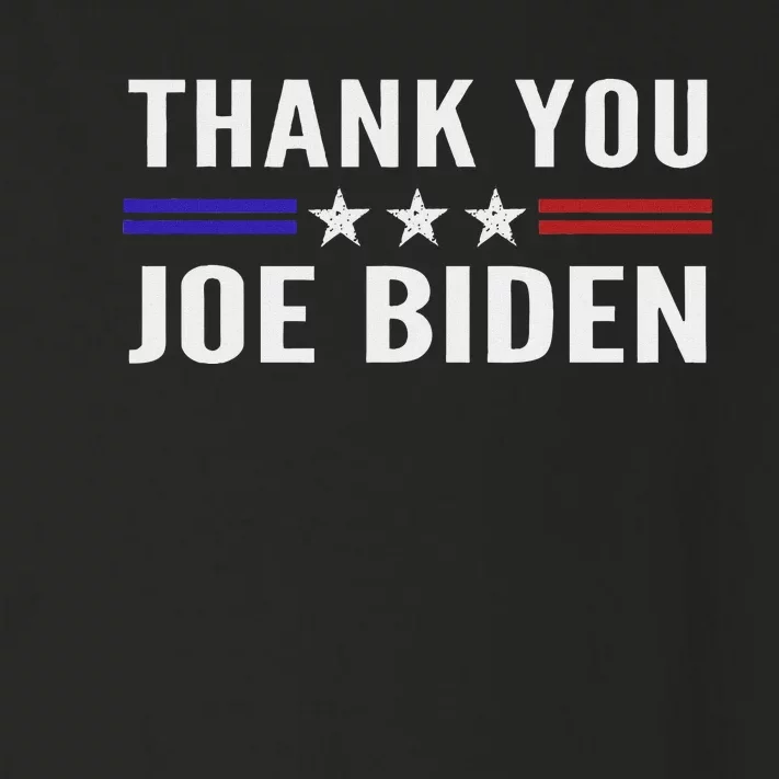 Thank You Joe Biden Thank You President Toddler Long Sleeve Shirt