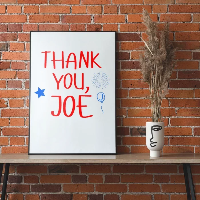 Thanks You Joe Poster