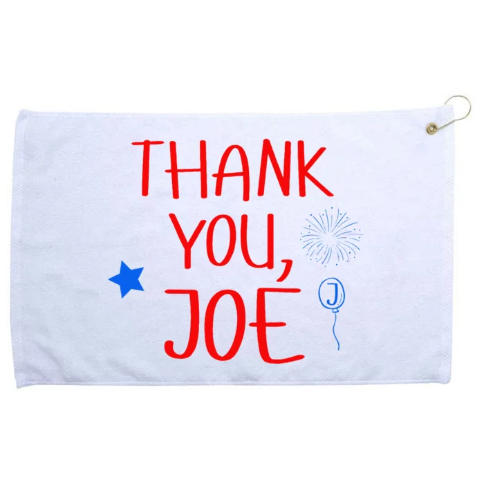 Thanks You Joe Grommeted Golf Towel