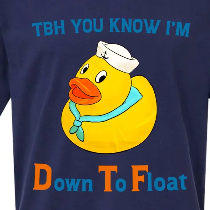 Tbh You Know Im Down To Float Sueded Cloud Jersey T-Shirt