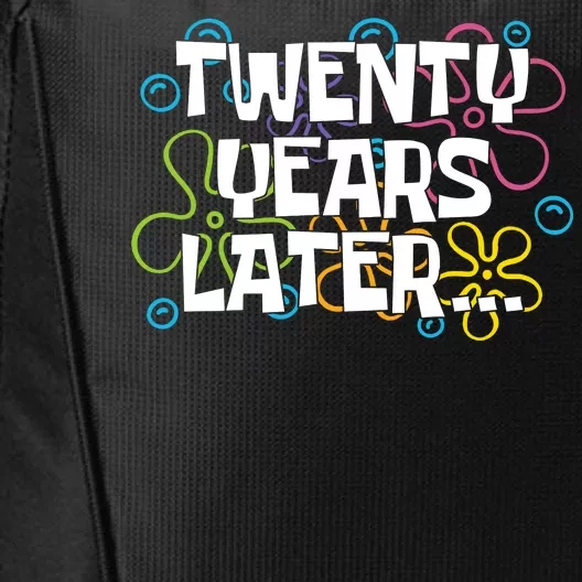 Twenty Years Later Funny 20th Birthday Gift City Backpack