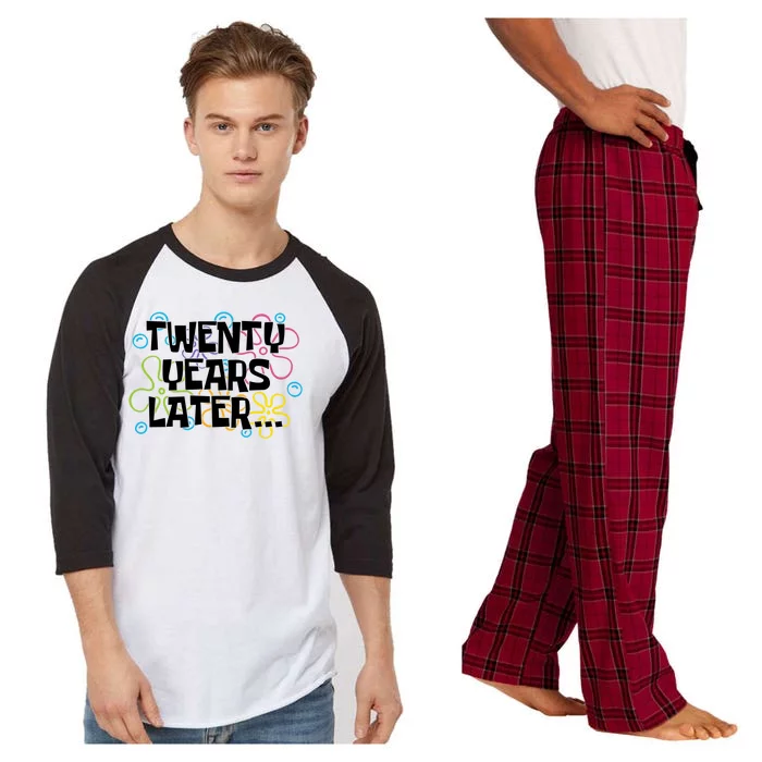 Twenty Years Later Funny 20th Birthday Gift Raglan Sleeve Pajama Set