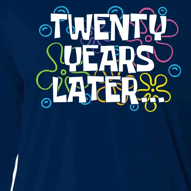 Twenty Years Later Funny 20th Birthday Gift Cooling Performance Long Sleeve Crew