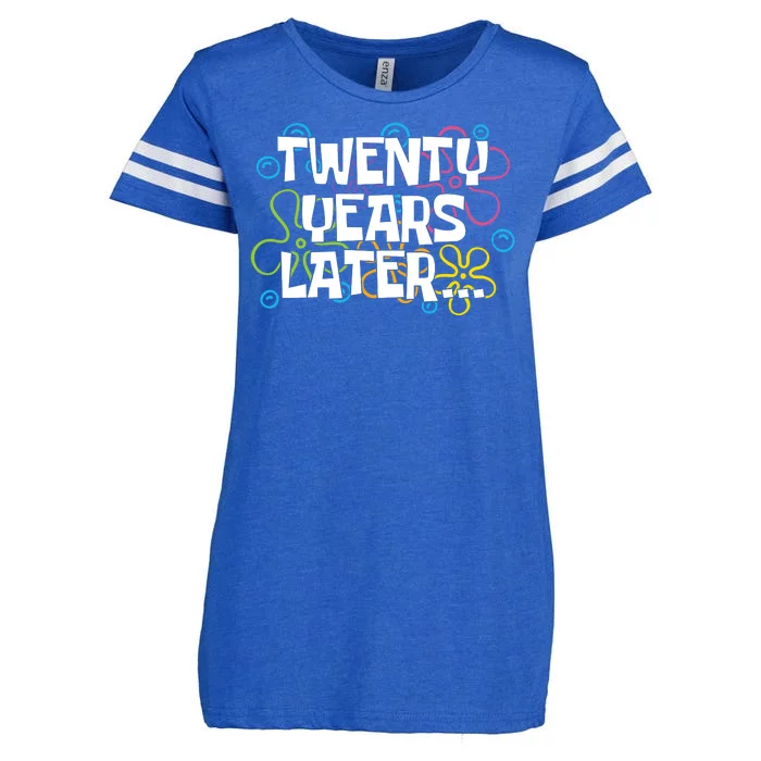 Twenty Years Later Funny 20th Birthday Gift Enza Ladies Jersey Football T-Shirt