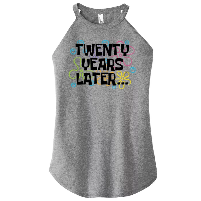 Twenty Years Later Funny 20th Birthday Gift Women’s Perfect Tri Rocker Tank