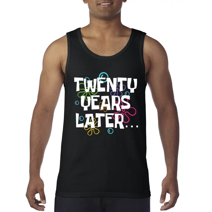 Twenty Years Later Funny 20 Year Old 20th Birthday Party Tank Top