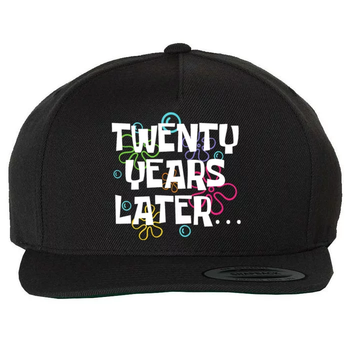 Twenty Years Later Funny 20 Year Old 20th Birthday Party Wool Snapback Cap