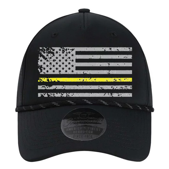 Thin Yellow Line American Flag Emergency Dispatcher Performance The Dyno Cap