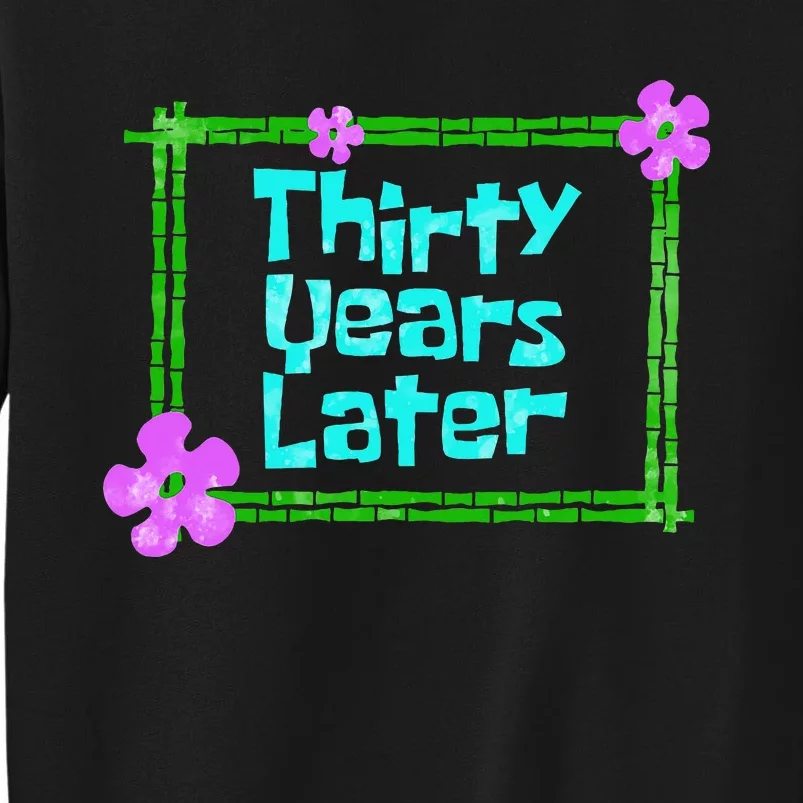 Thirty Years Later Funny 30 Year Old Birthday Party Tall Sweatshirt