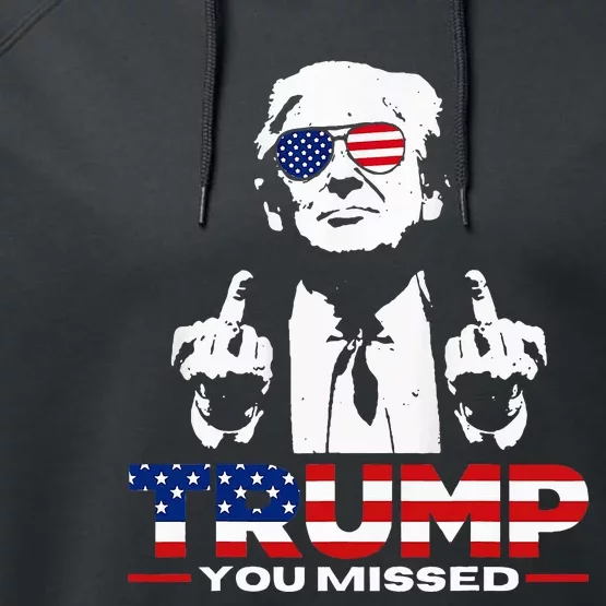 Trump You Missed 2024 Performance Fleece Hoodie