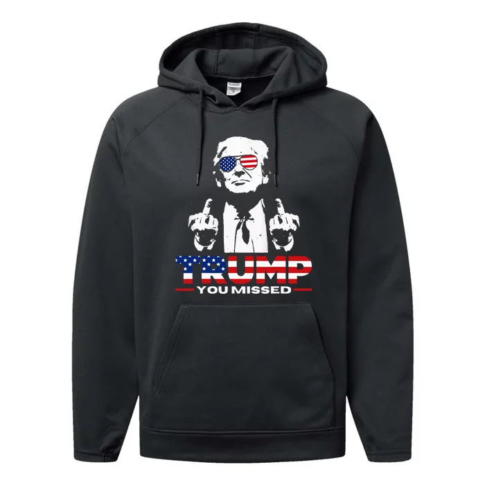 Trump You Missed 2024 Performance Fleece Hoodie