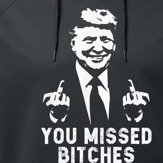 Trump You Missed Performance Fleece Hoodie