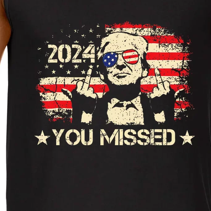 Trump You Missed Funny Trump 2024 Comfort Colors® Tank Top