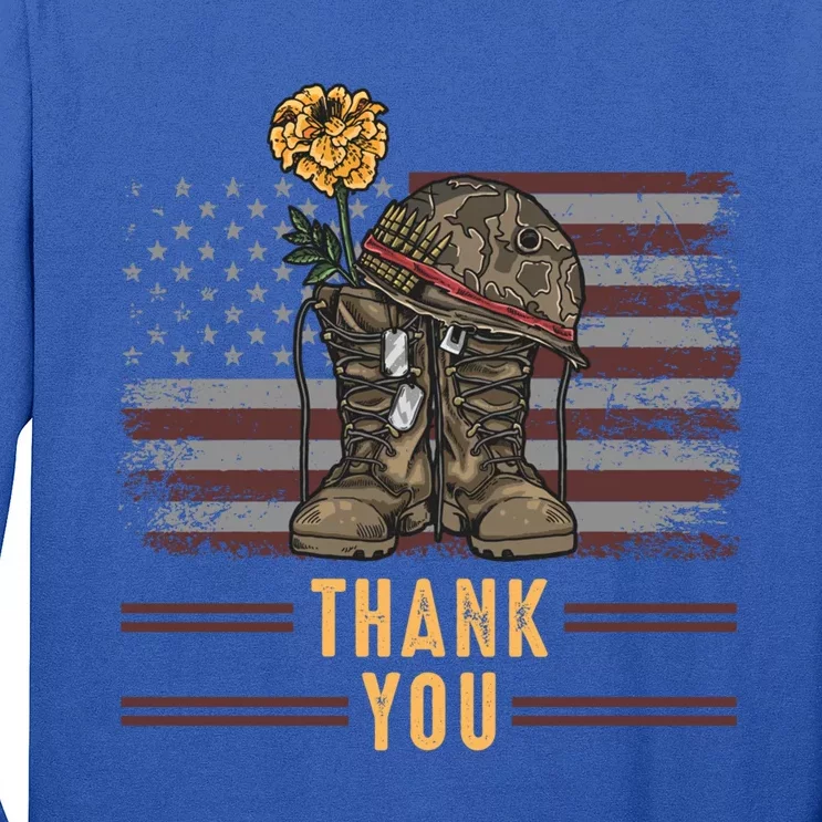 Thank You Memorial Day May 25th Gift Long Sleeve Shirt