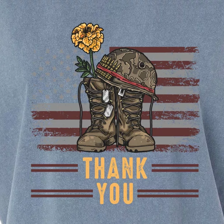 Thank You Memorial Day May 25th Gift Garment-Dyed Women's Muscle Tee