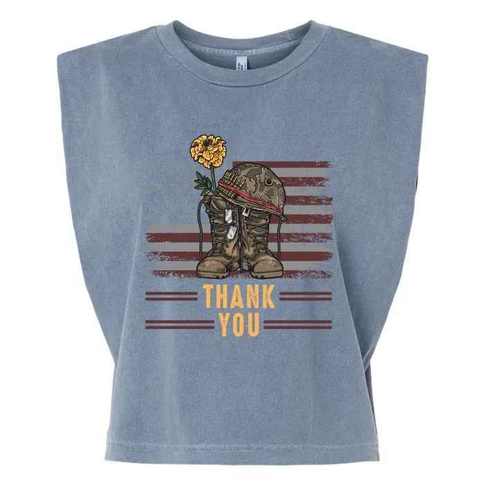 Thank You Memorial Day May 25th Gift Garment-Dyed Women's Muscle Tee