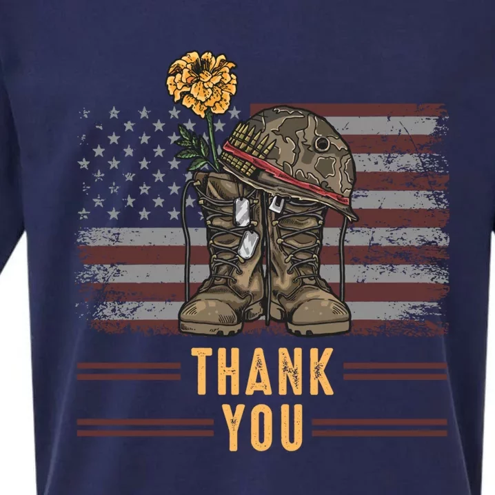 Thank You Memorial Day May 25th Gift Sueded Cloud Jersey T-Shirt