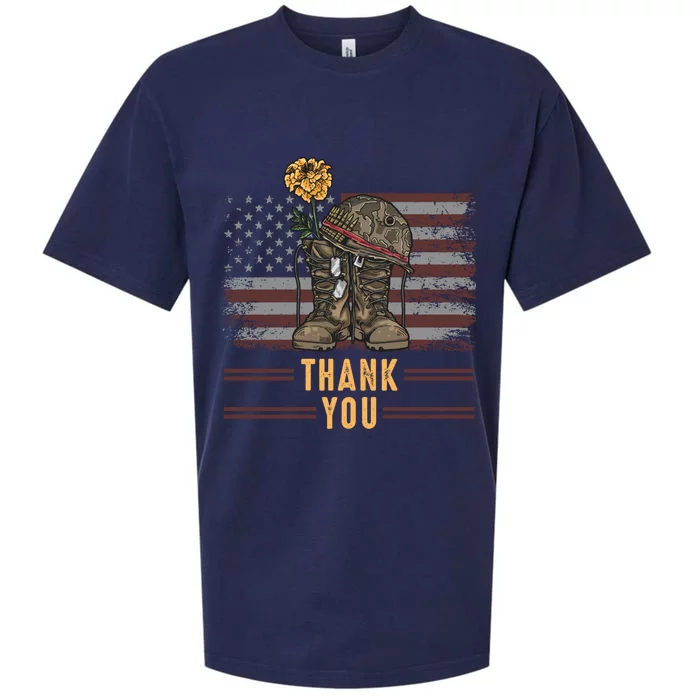 Thank You Memorial Day May 25th Gift Sueded Cloud Jersey T-Shirt