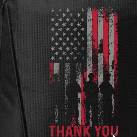 Thank You Memorial Day Military Flag Design Gift City Backpack