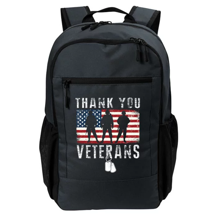 Thank You Military Veterans Gift Veterans Day Gift Daily Commute Backpack