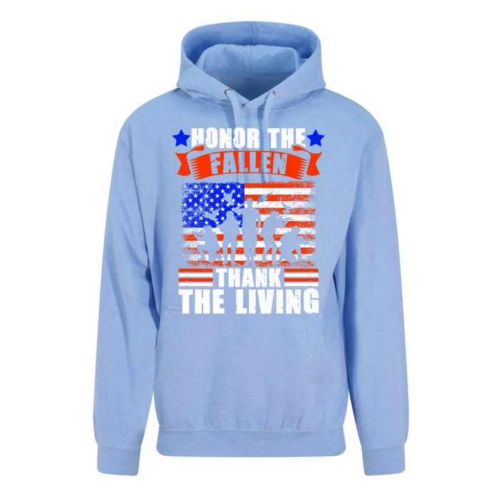 Thank You Military American Flag Soldier Veteran Memorial Cute Gift Unisex Surf Hoodie