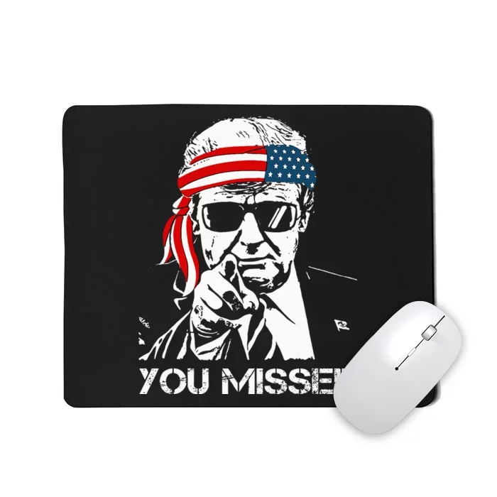 Trump You Missed Middle Finger 24 Vote Trump Mousepad