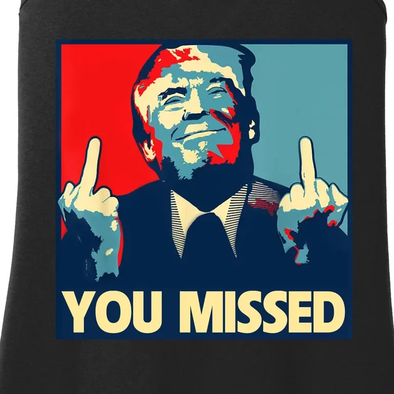 Trump You Missed Ladies Essential Tank