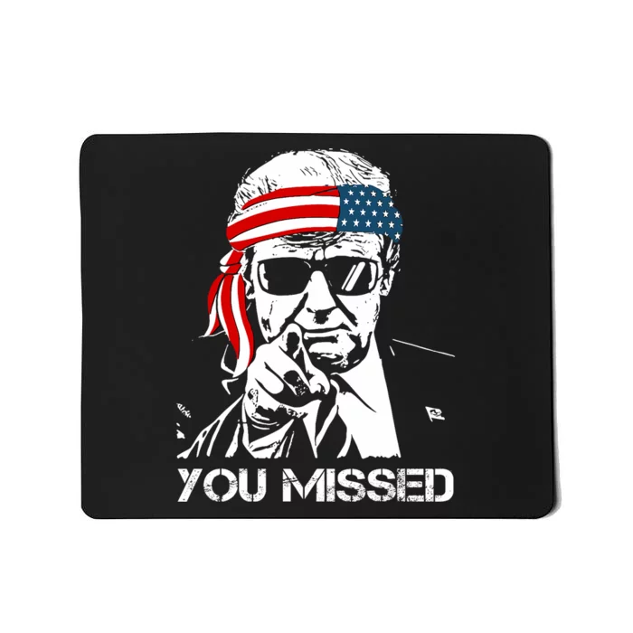 Trump You Missed Middle Finger 24 Vote Trump Mousepad