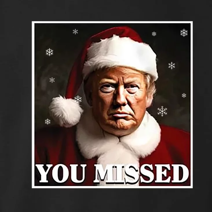 Trump You Missed Christmas Toddler Hoodie