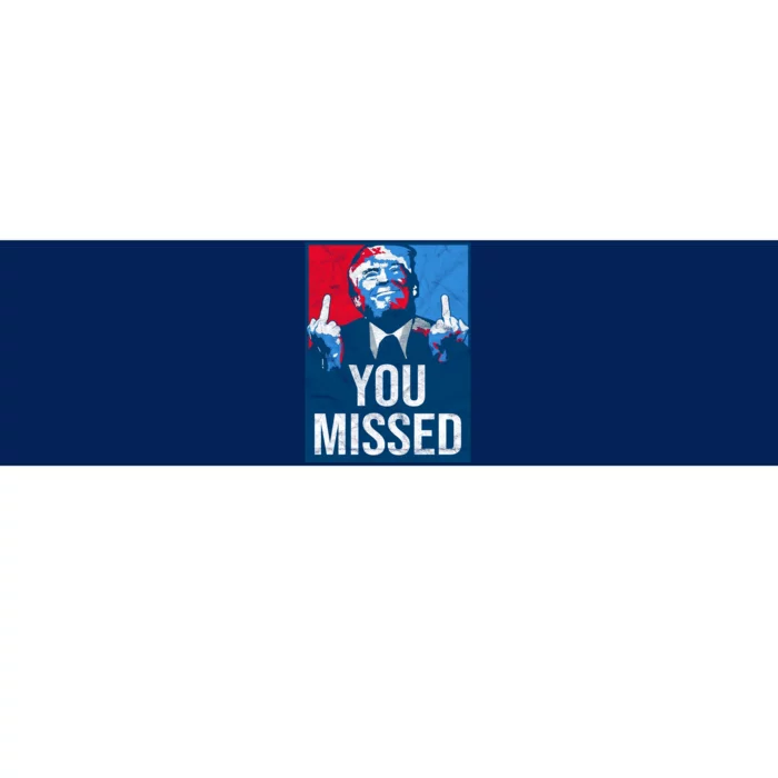 Trump You Missed Shooting Assassination Attempt Middle Finger Usa Patrioti Bumper Sticker