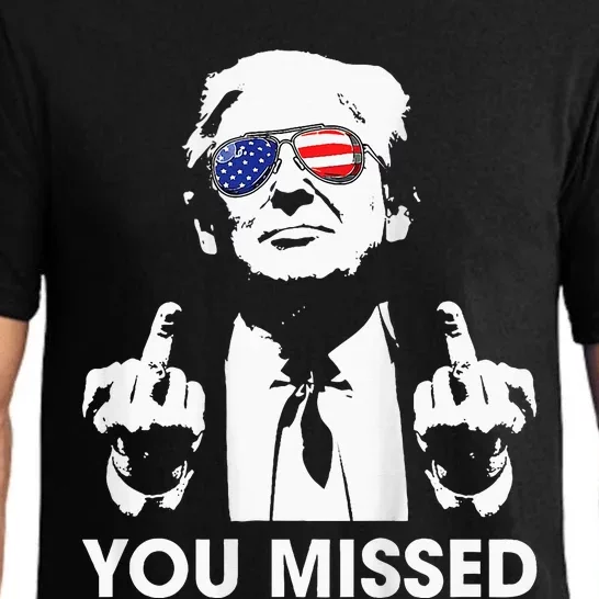 Trump You Missed Funny Trump 2024 Pajama Set