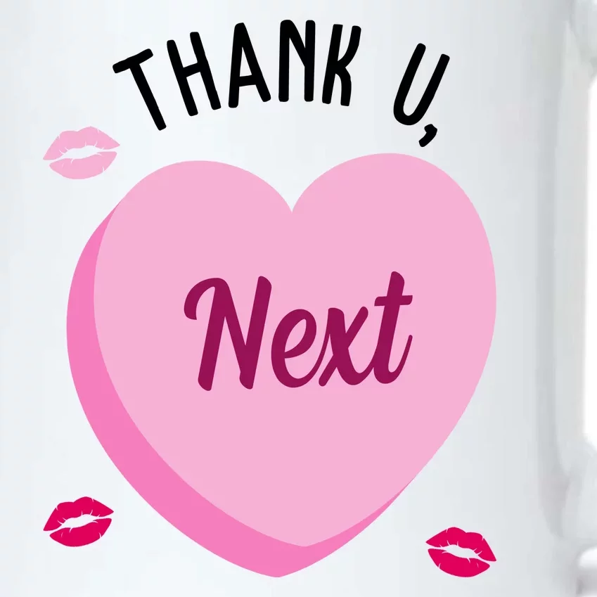 Thank You Next Anti Valentine Cute Candy Heart Black Color Changing Mug