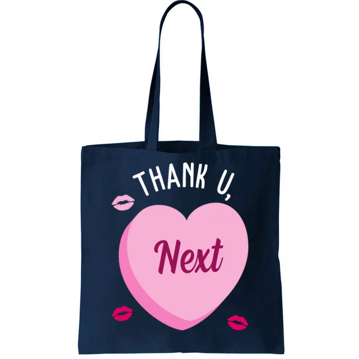 Thank You Next Anti Valentine Cute Candy Heart Tote Bag