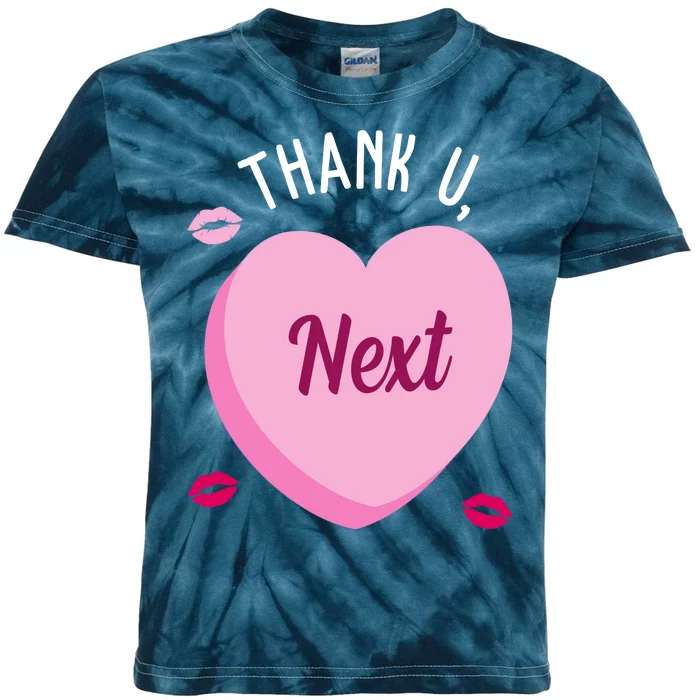 Thank You Next Anti Valentine Cute Candy Heart Kids Tie-Dye T-Shirt