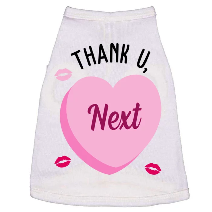 Thank You Next Anti Valentine Cute Candy Heart Doggie Tank