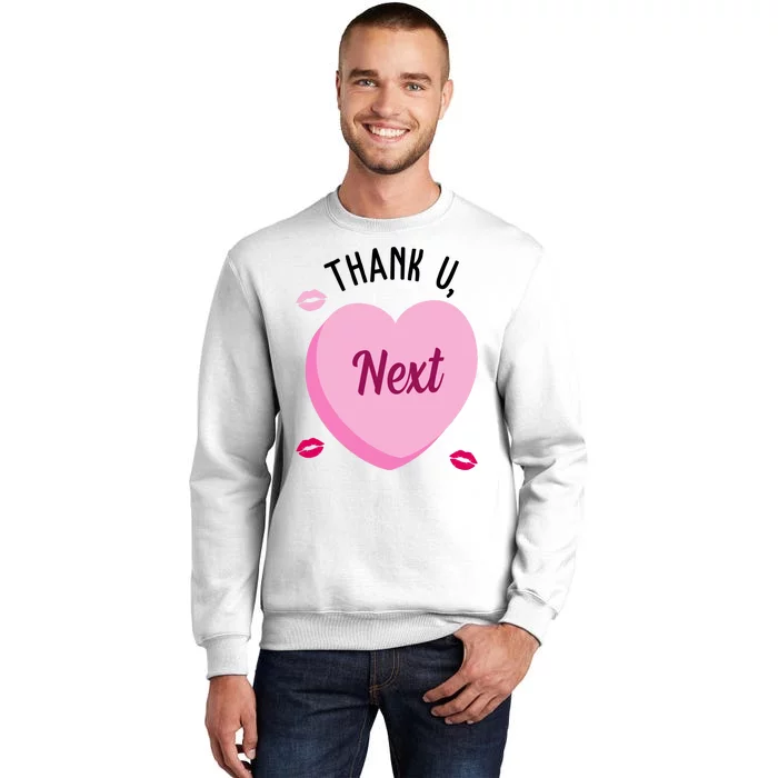 Thank You Next Anti Valentine Cute Candy Heart Sweatshirt