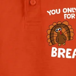 Thanksgiving  You Only Like Me For My Breasts Turkey Dry Zone Grid Performance Polo