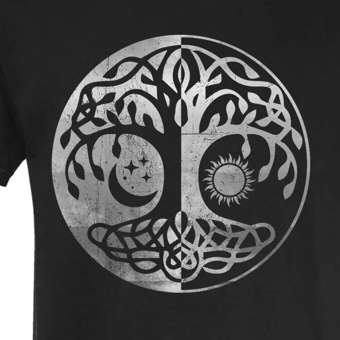 Tree Yggdrasil Of Life Viking Norway Runes Symbol Norse Rune Garment-Dyed Heavyweight T-Shirt