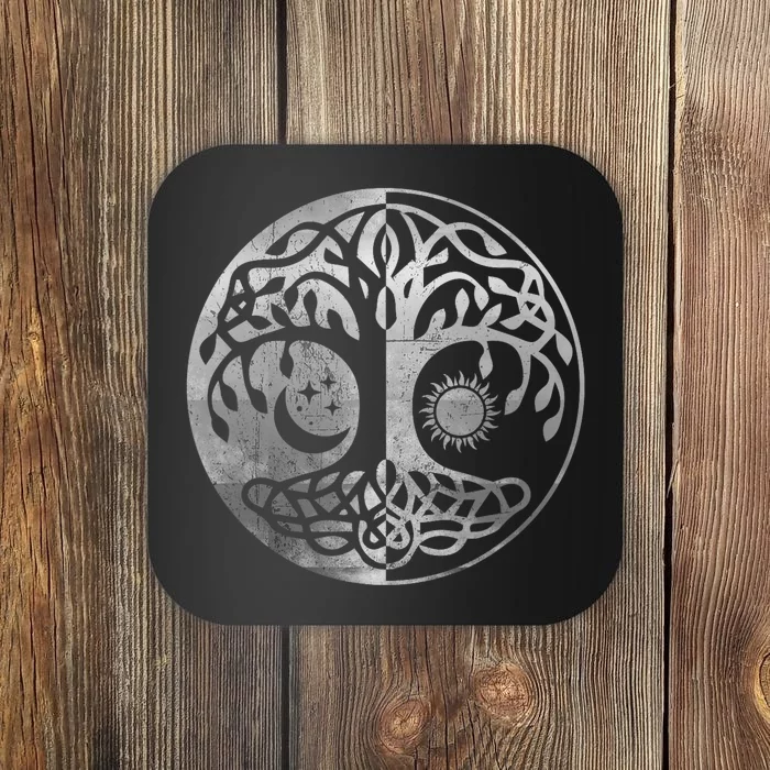 Tree Yggdrasil Of Life Viking Norway Runes Symbol Norse Rune Coaster