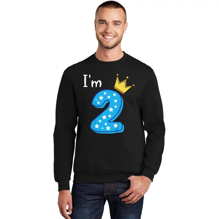 Two Year Old Birthday 2yr 2nd 2 Year Old Birthday Sweatshirt