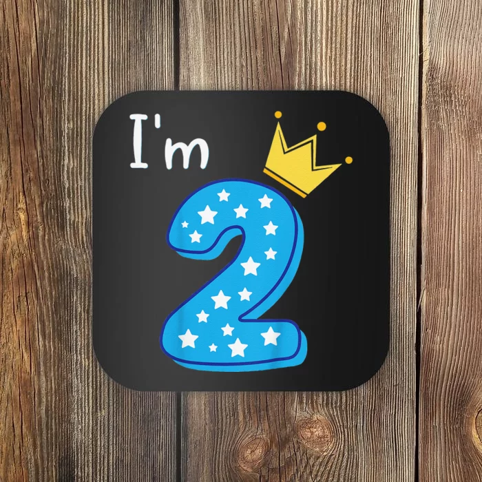 Two Year Old Birthday 2yr 2nd 2 Year Old Birthday Coaster