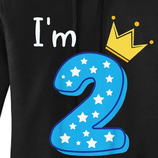 Two Year Old Birthday 2yr 2nd 2 Year Old Birthday Women's Pullover Hoodie