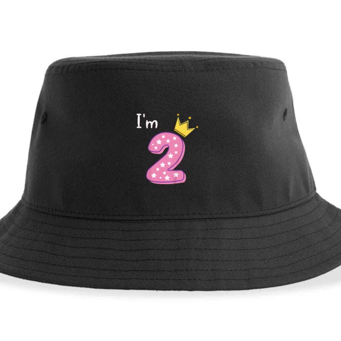 Two Year Old Birthday2yr 2nd 2 Year Old Birthday Sustainable Bucket Hat