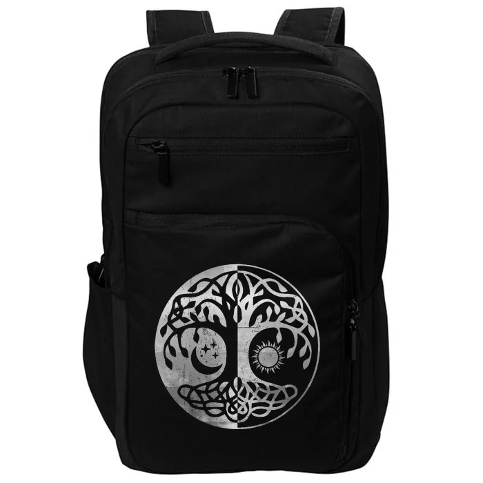 Tree Yggdrasil Of Life Viking Norway Runes Symbol Norse Rune Impact Tech Backpack