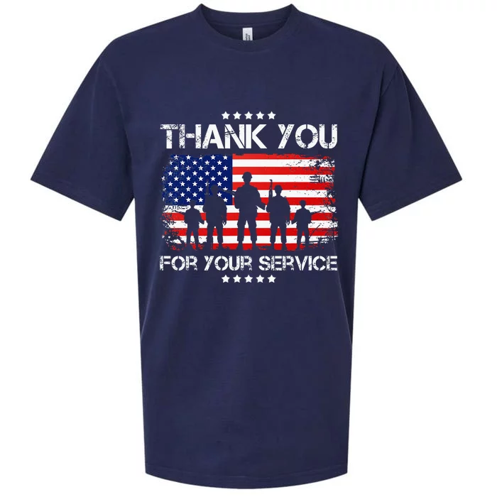 Thank You Patriotic Veteran Memorial Day Sueded Cloud Jersey T-Shirt