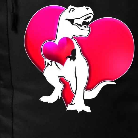 Tyrannosaurus Rex Valentine Heart Dinosaur Daily Commute Backpack